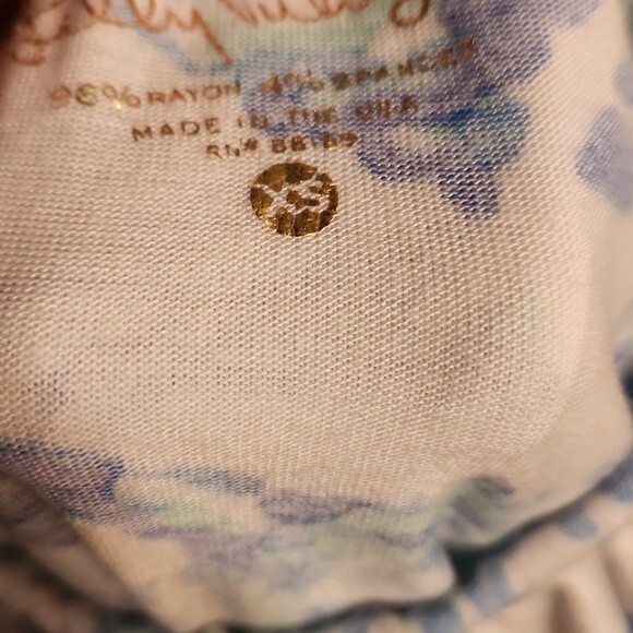 Lilly Pulitzer Matteo Top Neveah Barefoot Princess Seashell One Shoulder Size XS - Picture 6 of 6